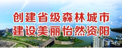 操逼文创建省级森林城市 建设美丽怡然资阳